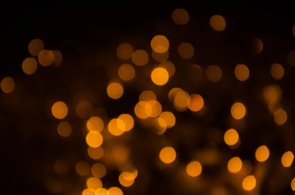 Reflexões circulares de luzes de Natal — Fotografia de Stock