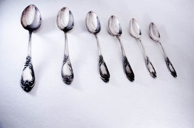 kaşık beyaz arka planlar