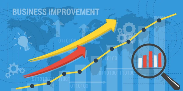Bakgrund Business förbättring — Stock vektor