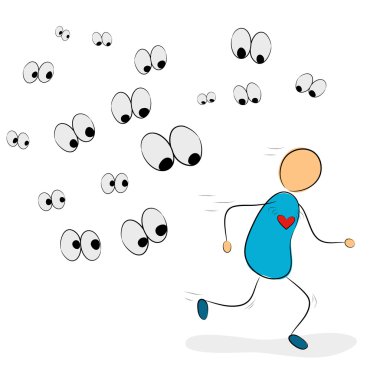 Sosyal fobi almak uzakta tüm gözler