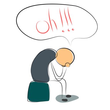 Word erkeklerle oturup depresif