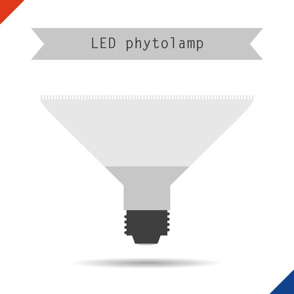 식물에 대 한 아이콘이 Led phytolamp — 스톡 벡터