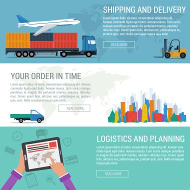 Üç afiş lojistik ve taşımacılık