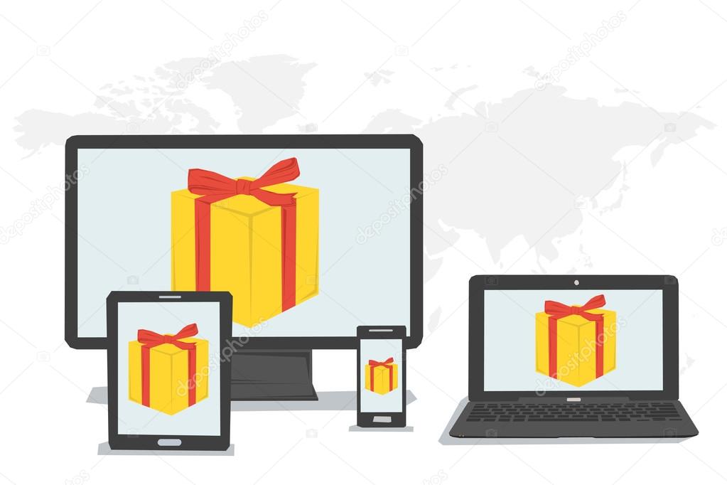 Gift boxes, bonus on monitors