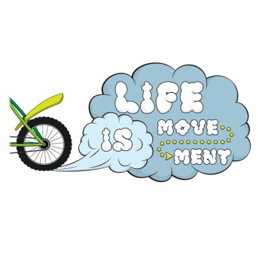 Yazı. Hayat harekettir. Kelime üstünde toz bulutu