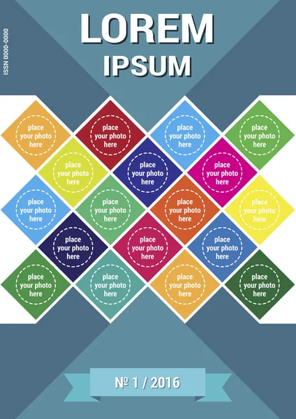 Bilim dergi, broşür veya kitap kapağı