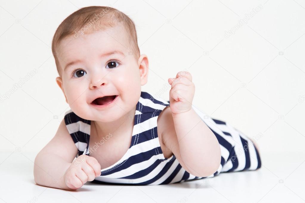 Beautiful smiling cute baby girl Stock Photo by ©iuricazac 87550270 Beautiful smiling cute baby girl Stock Photo by ©iuricazac 87550270