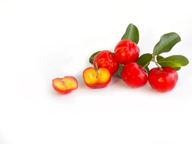 Taze acerola kiraz meyve 