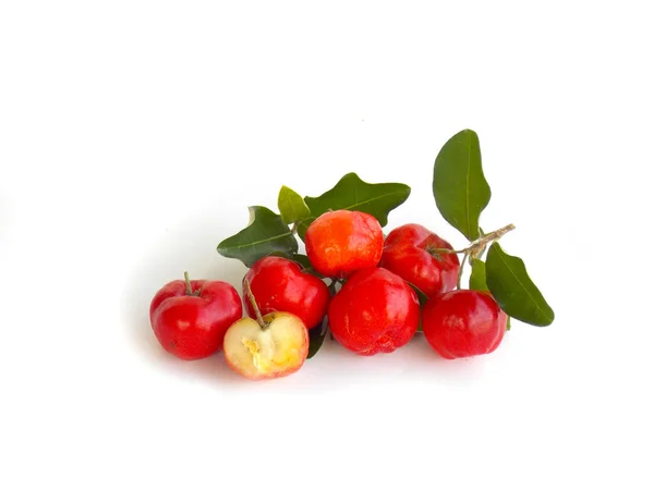 Fresh acerola cherry fruit — Stock Photo, Image