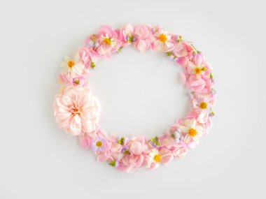 Beyaz arka plan üzerinde güzel pembe İngilizce gül