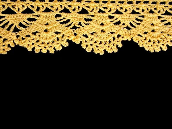Piękne, ręcznie robione crochet koronki tło — Zdjęcie stockowe