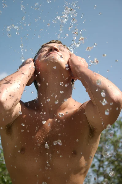 The poured teenager Stock Image