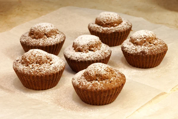 Gebakken in de oven muffins — Stockfoto