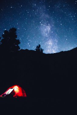 Samanyolu ve Cheget tepe