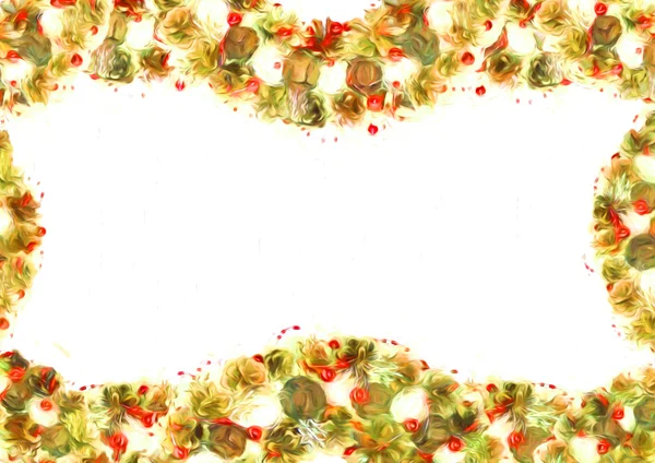 Stilize çerçeve çelenk