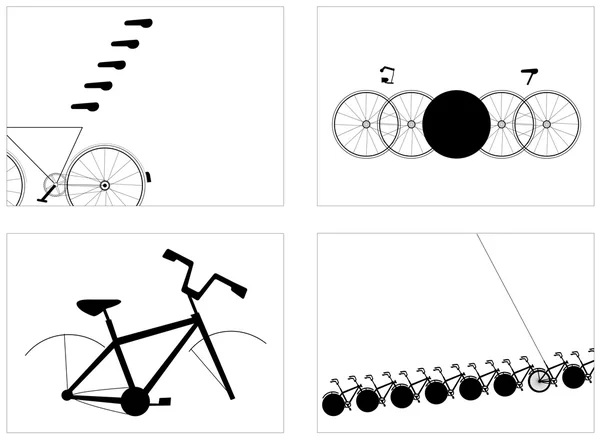 Bicicleta fantasia irreal — Fotografia de Stock