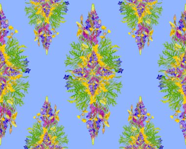 Stylized floral bouquet