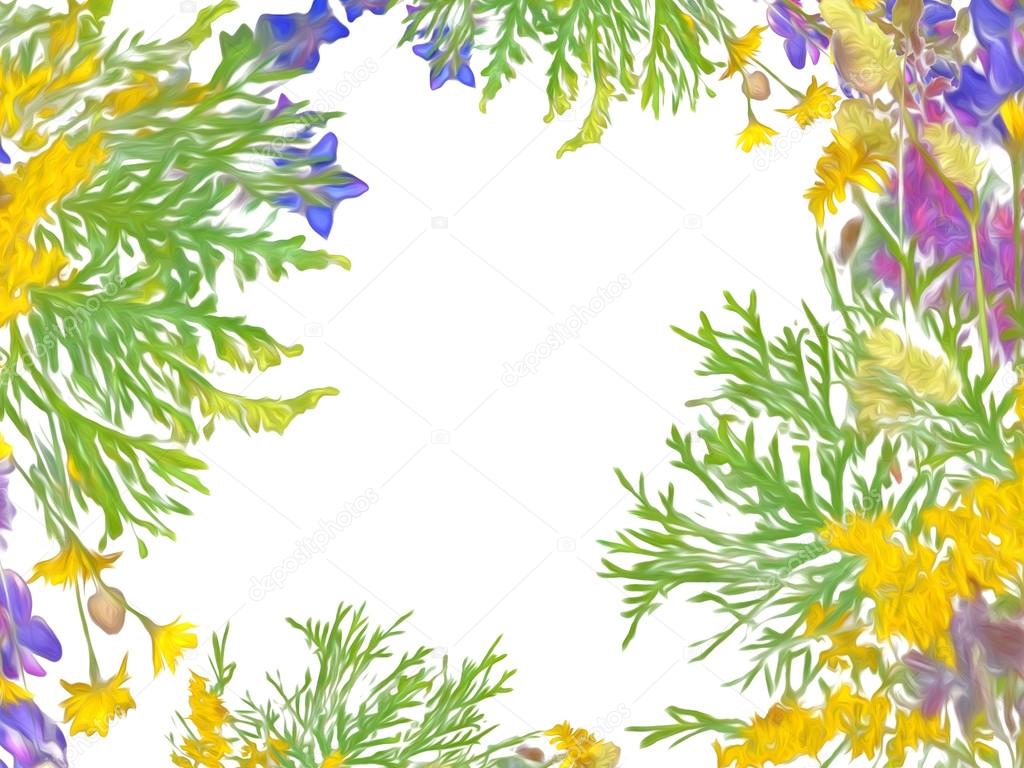 Stylized frame floral bouquet pattern for background, label, sticker, wallpaper, postcard, invitation, wedding, decoration, fabric, cloth, dress, greeting card, packaging, curtain, textile, material