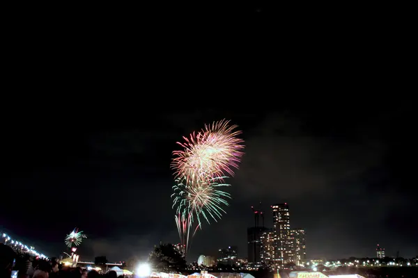 Fuegos artificiales, SETAGAYA TOKYO JAPÓN — Foto de Stock