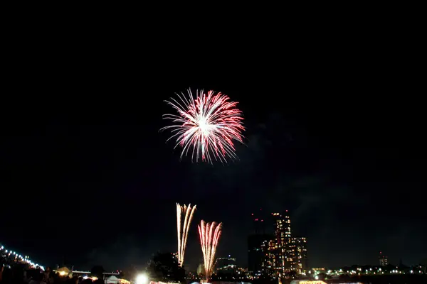 Fuegos artificiales, SETAGAYA TOKYO JAPÓN — Foto de Stock