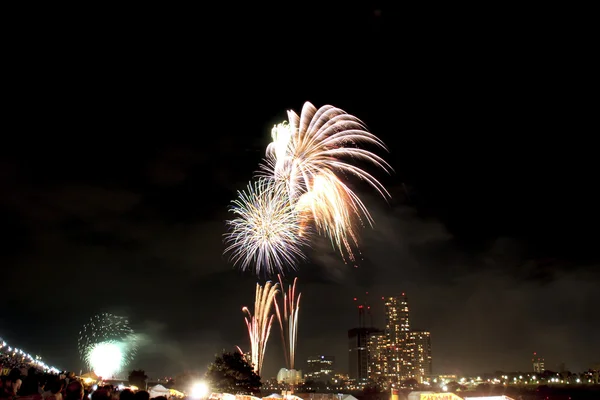 Fuegos artificiales, SETAGAYA TOKYO JAPÓN — Foto de Stock