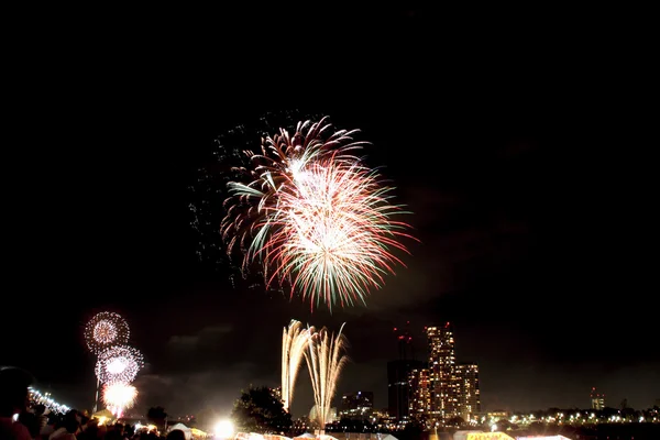 Fuegos artificiales, SETAGAYA TOKYO JAPÓN — Foto de Stock