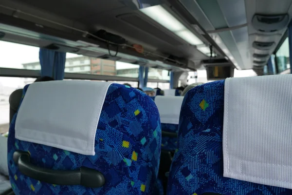 Na zadním sedadle turistický autobus Stock Fotografie
