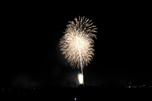 Tűzijáték, Setagaya Tokyo, Japán — Stock Fotó