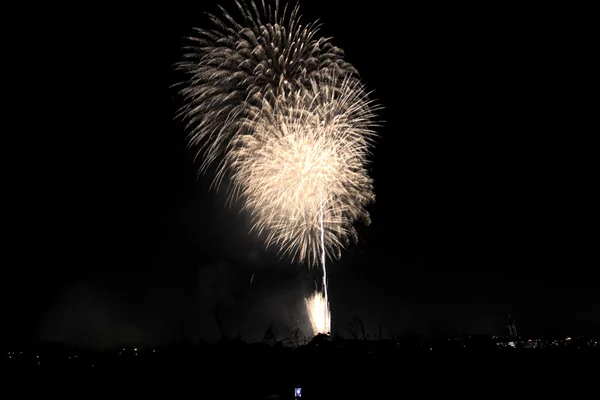 東京都世田谷区日本花火 — ストック写真