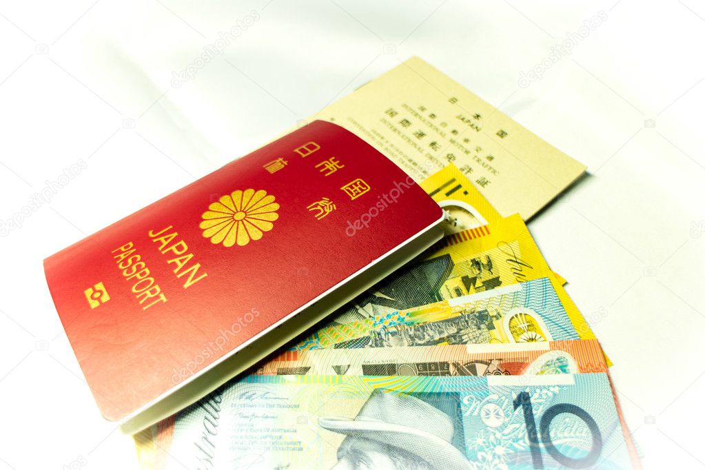 Japanese dollar international driving license  Japanese passpor Australian dollar