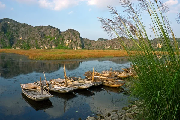 Reserva Natural Van Long (Ninh Binh, Vietnam) ) — Foto de Stock