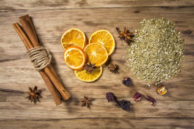 baharat eski ahşap tablo