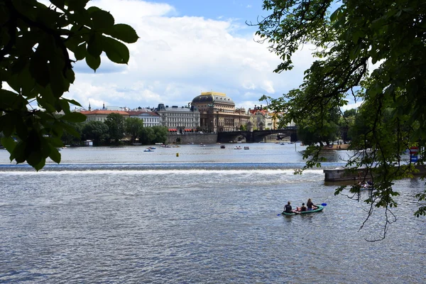 Prague City, Karlsbron och runt Visa, Tjeckien — Stockfoto