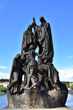 Prag şehir, Charles Köprüsü ve çevresinde görünümü, Çek Cumhuriyeti