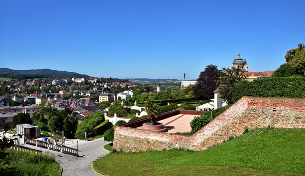 Vista sulla città di Melk, Austria — Foto Stock