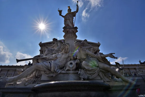 Lugares beatiful da cidade de Viena, Áustria — Fotografia de Stock
