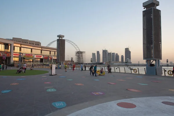 Dubai Emirados Árabes Unidos Outubro 2020 Livre Dubai Festival Centro — Fotografia de Stock