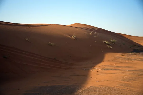 Rond Nazwa Roze Rots Woestijn Het Bekijken Van Het Zand — Stockfoto