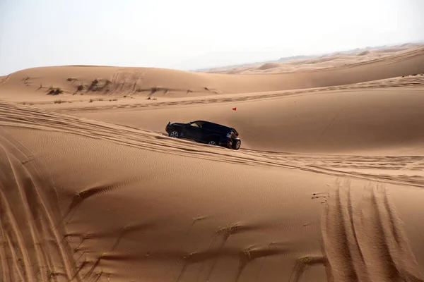 Dubai Vereinigte Arabische Emirate April 2021 Mitsubishi Pajero Frühen Morgen — Stockfoto