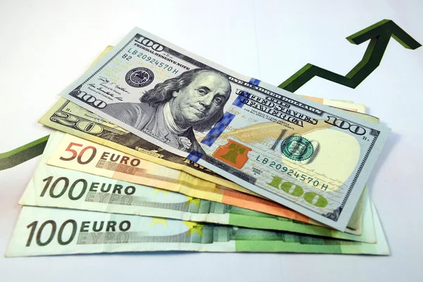 Yakın çeşitli para birimi banknot ve madeni paraların, farklı ülkelerden