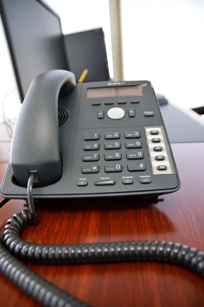 Office desk with computer and other items in the day — Stock Photo, Image