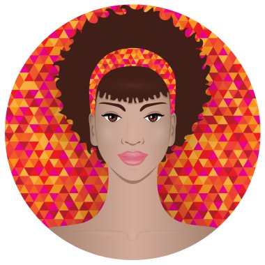 oldukça Afro-Amerikan kız
