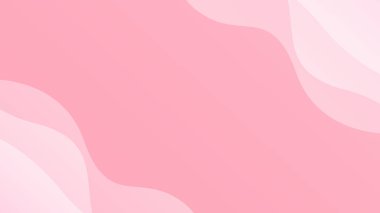 Abstract white-pink curve background, pink dynamic wallpaper with wave shapes. Template banner background for beauty products, sales, ads, pages, events, web, and more