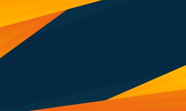 Soyut turuncu-sarı ve koyu mavi eğimli arka plan, modern düz gradyan duvar kağıdı, şablonlar, satış afişleri, iş reklamları, sunumlar, web siteleri ve sayfalar için uygun