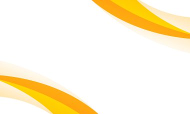 Soyut Turuncu, sarı ve beyaz kavisli arkaplan, modern düz gradyan duvar kağıdı, şablonlar, satış afişleri, iş ilanları, etkinlikler, sunumlar, web ve sayfalar için uygun