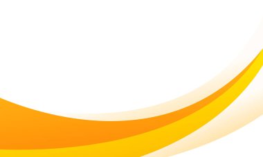 Soyut Turuncu, sarı ve beyaz kavisli arkaplan, modern düz gradyan duvar kağıdı, şablonlar, satış afişleri, iş ilanları, etkinlikler, sunumlar, web ve sayfalar için uygun