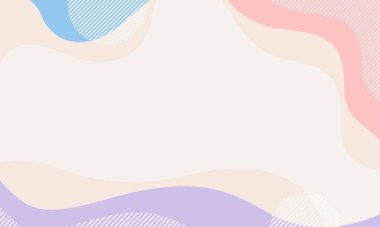 Tarafsız renklerde organik şekillere sahip soyut pastel dalga arka planı, modern duvar kağıdı, şablonlar, satış afişleri, iş reklamları, kapaklar, web siteleri ve sayfalar için uygun