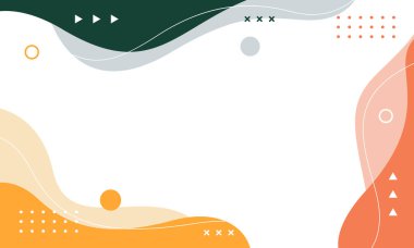 Tarafsız renklerde geometrik elementlere sahip soyut organik dalga arka planı, modern duvar kağıdı, şablonlar, satış afişleri, iş reklamları, kapaklar, web siteleri ve sayfalar için uygun