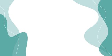 Pürüzsüz çizgiler, modern duvar kağıtları, pankartlar, iş ilanları, kapaklar, web siteleri ve daha fazlası için uygun minimalist yeşil sıvı dalga arkaplanı