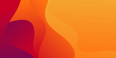 Dinamik renkli gradyan dalgaları ve pürüzsüz sıvı şekilleri olan soyut sıvı zemin. Modern duvar kağıdı tasarımı, poster, şablon, afiş, web sitesi, sayfa ve daha fazlası için uygun